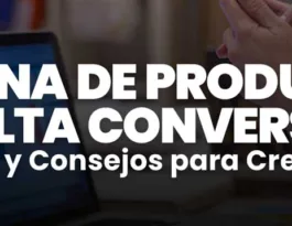 como crear una Página de Producto de Alta Conversión